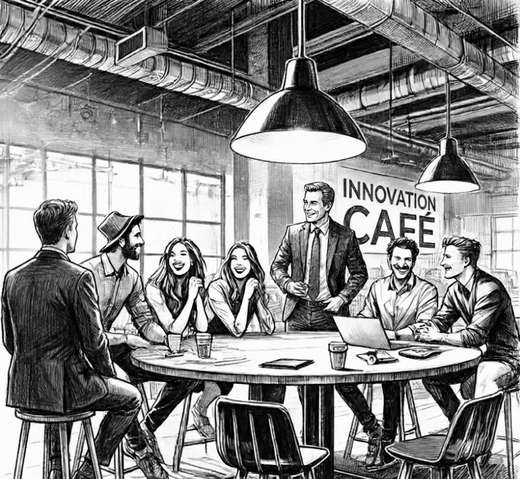 A venture team at work